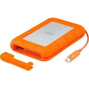 LaCie Rugged LAC9000602 1 TB Portable Rugged Solid State Drive - External - SATA (SATA/600) - Gray, Orange
