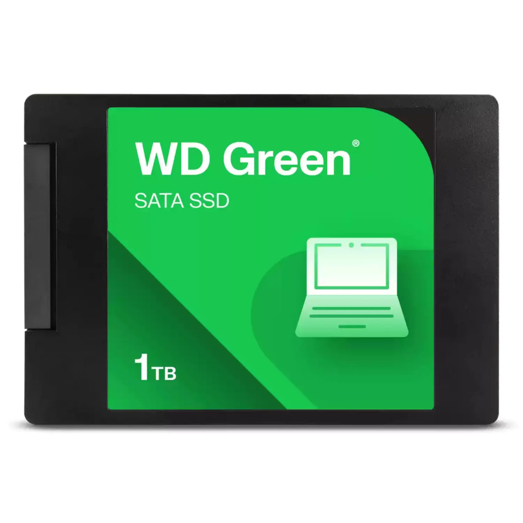SSD WD GREEN, 1TB, 2.5", 400 MB/s Escritura, 500 MB/s Lectura, SATA III