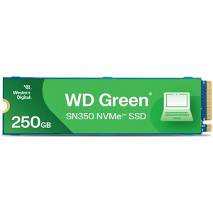 Unidad de estado sólido WD Green SN350 WDS250G2G0C - M.2 2280 Interno - 250 GB - PCI Express NVMe (PCI Express NVMe 3.0 x4)