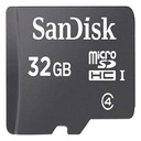 Sandisk SDSDQM-032G-B35 Tarjeta MicroSDHC con Adaptador, 32 GB, Clase 4