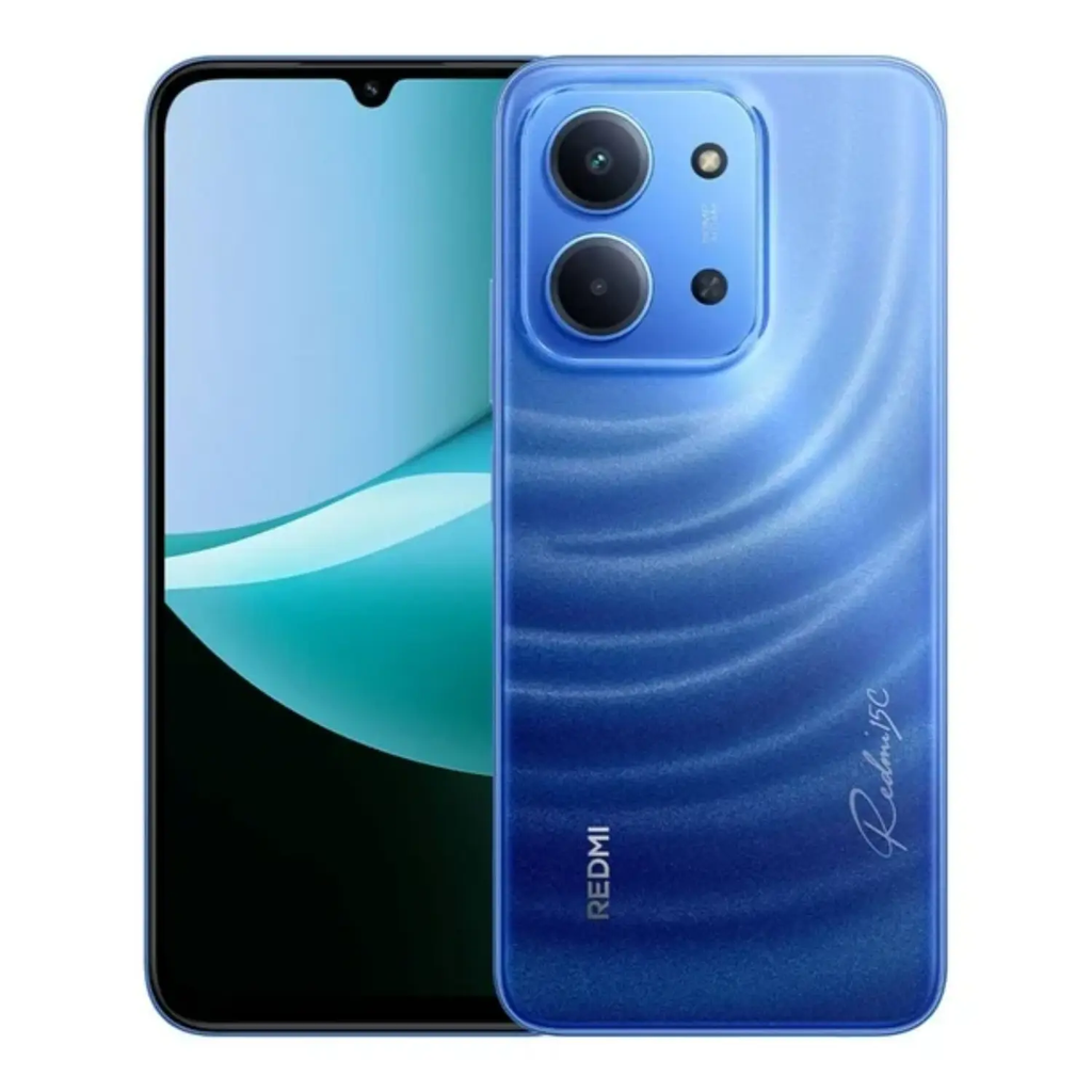 Redmi 15C Moonlight Blue – Smartphone 6.74″ HD+, 4GB RAM, 256GB Almacenamiento, Cámara 50MP, Batería de larga duración, Versión US
