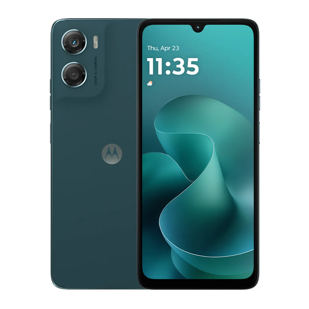 Motorola Moto G06 Azul – Smartphone 4GB RAM, 128GB Almacenamiento, Pantalla 6.6″ HD+, Batería de larga duración, Cámara con IA