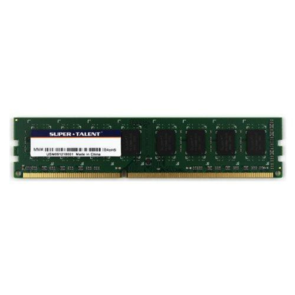 Módulo De Memoria RAM Para Computadora De Escritorio Super Talent Value | 8 GB | DDR3-1600/PC3-12800 DDR3 SDRAM | 1600 MHz-CL11 | 1,50 V | Bulk