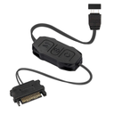 Adaptador ARGB a SATA – Alimentación 5V para Tiras LED, Ventiladores y Accesorios ARGB, Compatible con PC Gaming y Fuentes SATA