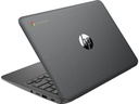 Laptop HP Chromebook 11a-nb0013dx 11.6", Intel Celeron N3350, 4GB RAM, 32GB eMMC, Chrome OS - Gris - Reacondicionada