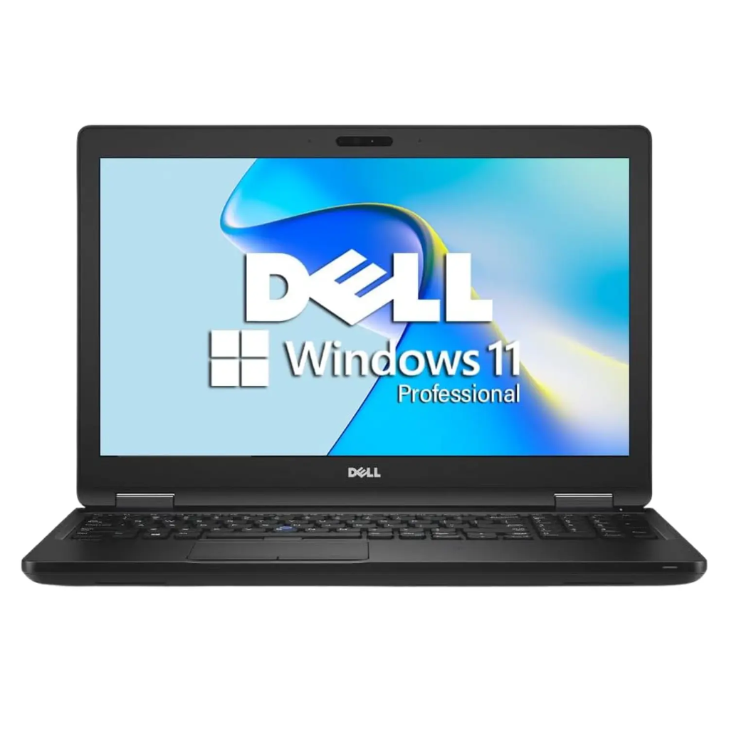 Dell Latitude 5580 15.6" FHD - Intel Core i5-7440HQ (Quad-Core), 8GB RAM, 256GB SSD, Teclado Retroiluminado, Win 11 Pro - Black (Grado A)