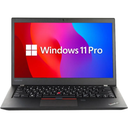 Lenovo ThinkPad T470s 14″ FHD Refurbished Grade A – Intel Core i7-7600U, 8GB RAM, 256GB SSD, Windows 11 Pro, Teclado Retroiluminado Inglés/Español