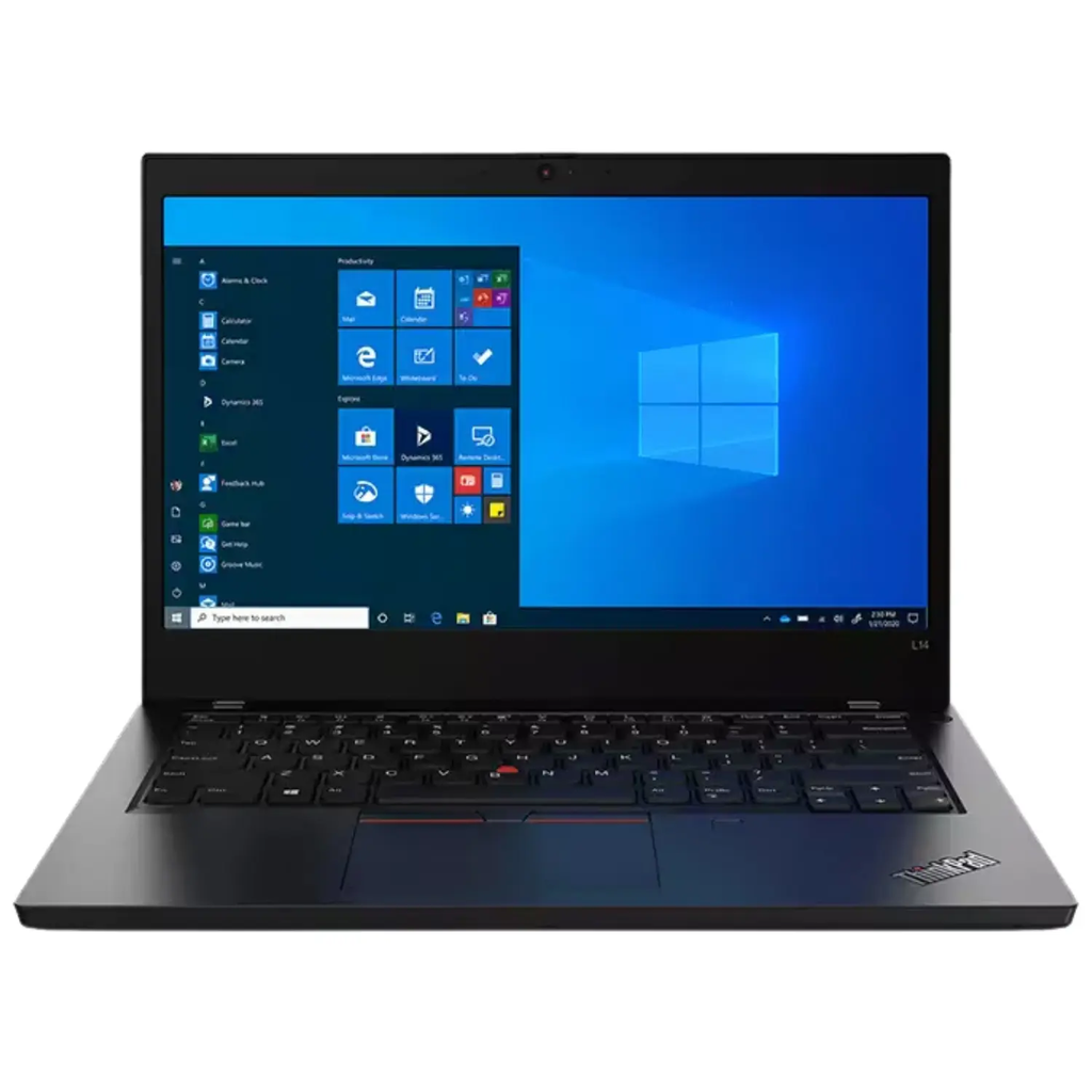 Laptop LENOVO ThinkPad L14 | AMD Ryzen 3 PRO 4450U | 16GB RAM | 256GB SSD | Windows 11 Pro | Webcam | Grado AB - Reacondicionada