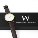 Reloj de Pulsera Wanderlust, Esfera Blanca con correa negra +1 correa de regalo