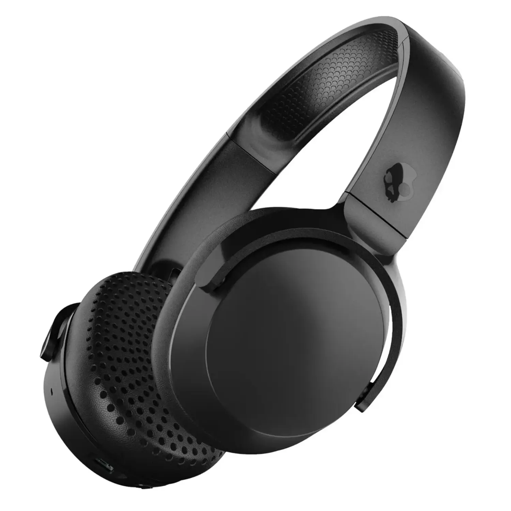 Skullcandy Riff Wireless – Audífonos On-Ear Bluetooth, Plegables, Micrófono Integrado, Color Black, Refurbished