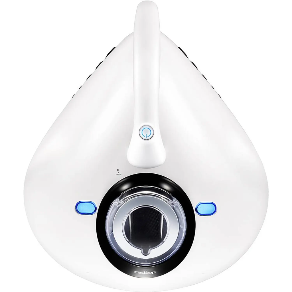 RAYCOP RN UV+ – Aspiradora de Mano Antialérgenos, Luz UV+, Eliminación de Ácaros y Bacterias, Color White