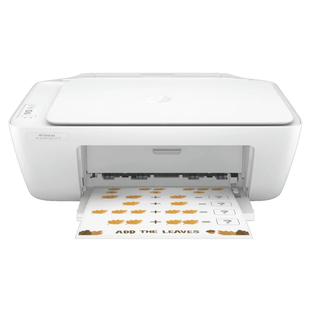 HP DeskJet Ink Advantage 2374 – Impresora Multifuncional Color, Copia, Escaneo, Conectividad USB, Compacta y Fácil de Usar