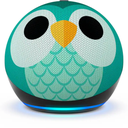 Amazon Echo Dot Kids 5th Gen (2022) – Bocina Inteligente con Alexa, Control Parental, Diseño Owl, Audio Mejorado (UPC 840080543413)