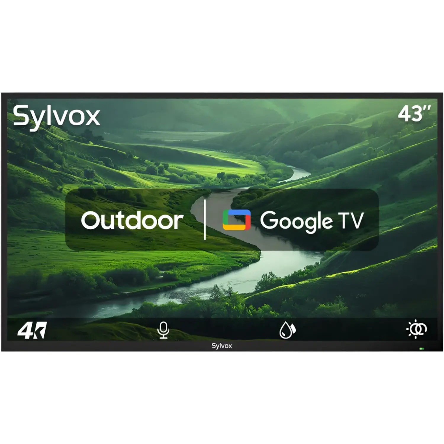 Patio 43" Smart TV Exterior Google TV 700 Nits Full Sun WiFi HDR