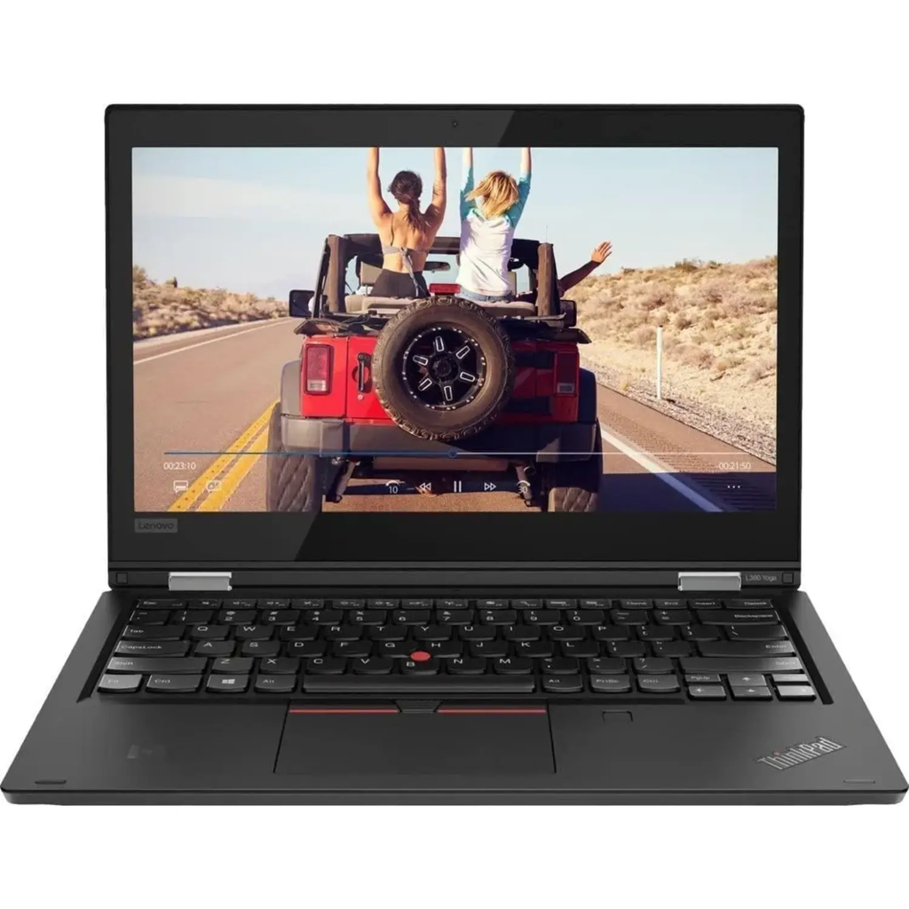 Lenovo ThinkPad L380 Yoga Refurbished – Intel Core i5-8250U, 8GB RAM, 256GB SSD, Pantalla 13.3" Full HD Touch, 2-in-1 Convertible, Teclado Retroiluminado Inglés/Español, Windows 11 Pro