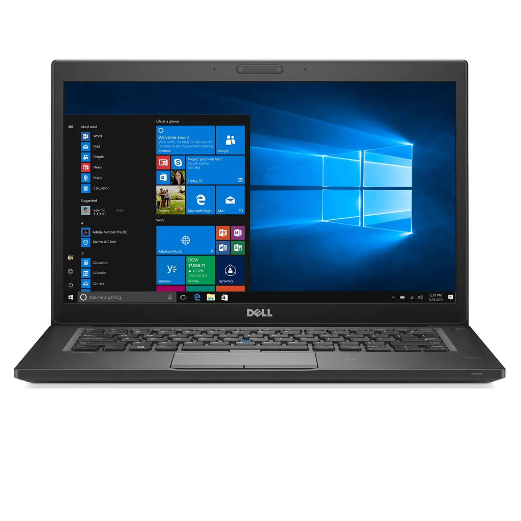 Dell Latitude 7480 Refurbished – Intel Core i7-6300U, 8GB RAM, 256GB SSD, Pantalla 14" FHD, Thunderbolt 3, HDMI, Webcam, Windows 11 Pro, Teclado Retroiluminado Inglés/Español (Grade A)