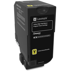 Cartucho de tóner Lexmark Unison Alto Rendimiento Láser - Amarillo - Original - 1 Solamente