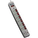 Supresor/Protector de Sobretensión Tripp Lite ECO-SURGE TLP76MSG