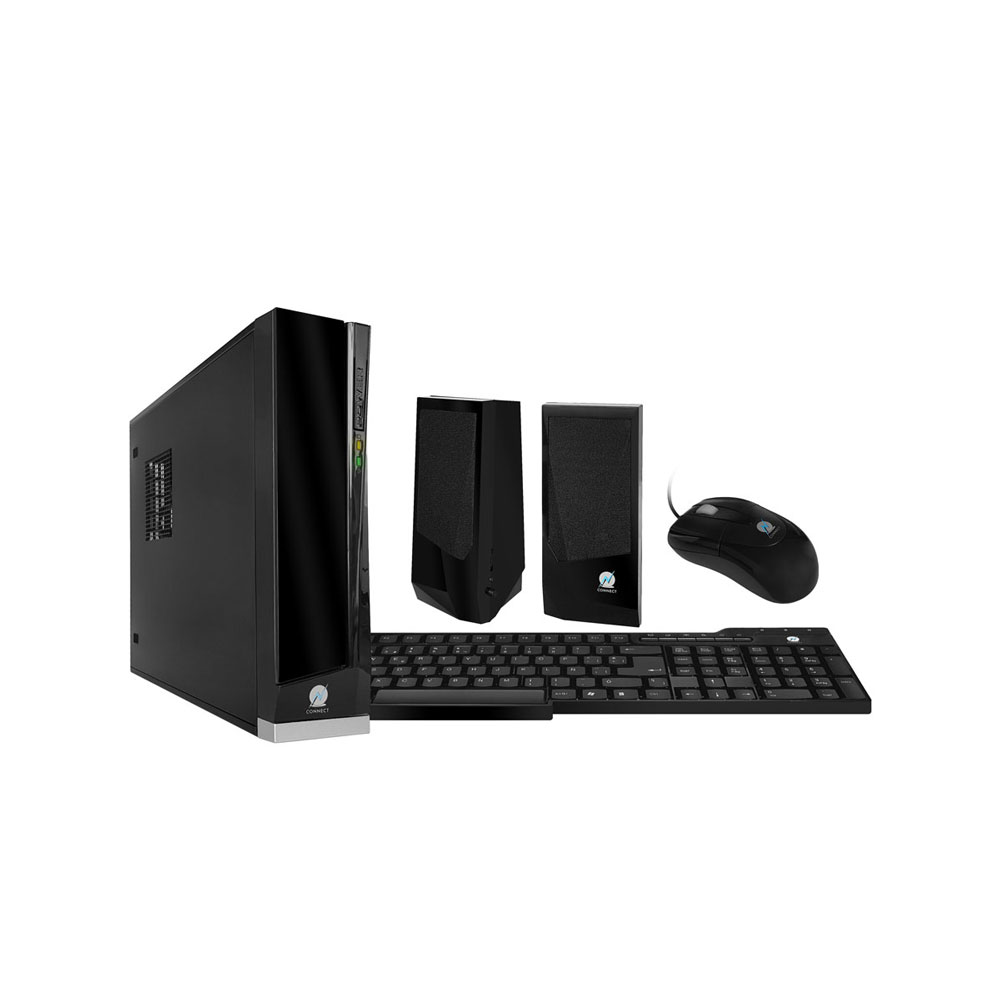 PC Pactech Basic AMD Dual Core 4GB 1TB Teclado Mouse Bocinas