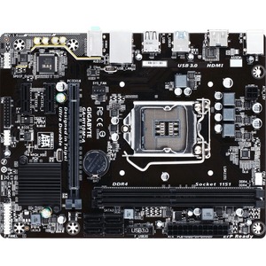 Placa Base de Ordenador de Escritorio Gigabyte Ultra Durable GA-H110M-A - Intel H110 Conjunto de Circuitos Integrados - Socket H4 LGA-1151 - Micro ATX