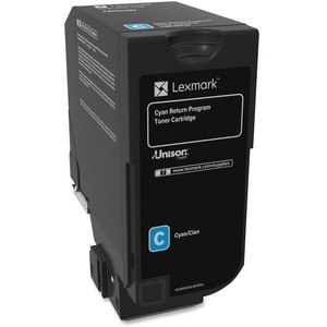 Cartucho de tóner Lexmark Unison Estándar Rendimiento Láser - Cián - Original - 1 Solamente