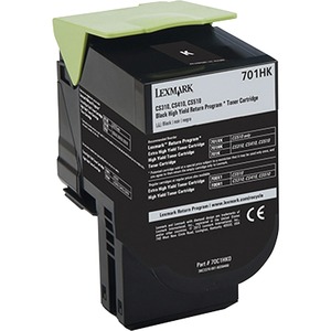 Cartucho de tóner Lexmark Unison 701HK Alto Rendimiento Láser - Negro - Original - 1 Solamente