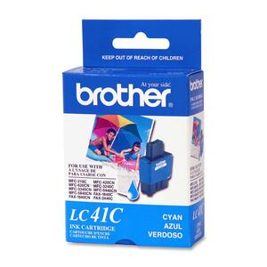 Cartucho de tinta Brother LC41C Tinta - Cián - Original - 1 Solamente