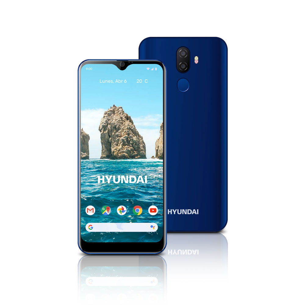 Hyundai Refurbished Eternity G60 6" 4G MTK6739 - 3GB/32GB 8MP/13MP AF +0.3MP Android 9.0 - Blue