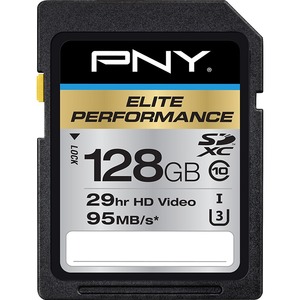 SDXC PNY Elite Performance - 128 GB - Class 10/UHS-I (U3)