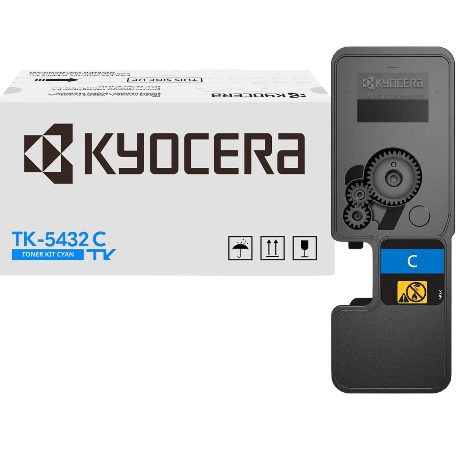 Tóner Original Kyocera TK-5432C Cian para ECOSYS Alta Calidad de Impresión