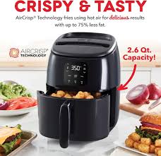 Open Box Freidora de aire Dash, 2.4 litros - Negro