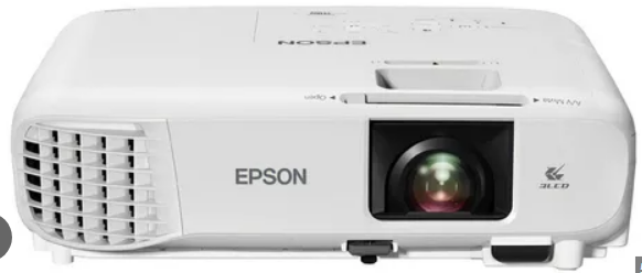 Open box Epson PowerLite 119W LCD Projector - 4:3