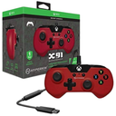 Control Hyperkin X91 Retro | Para Xbox Series X|S, Xbox One y PC | Diseño Ergonómico Compacto | Color Rojo | Cable 2.7m | Open Box