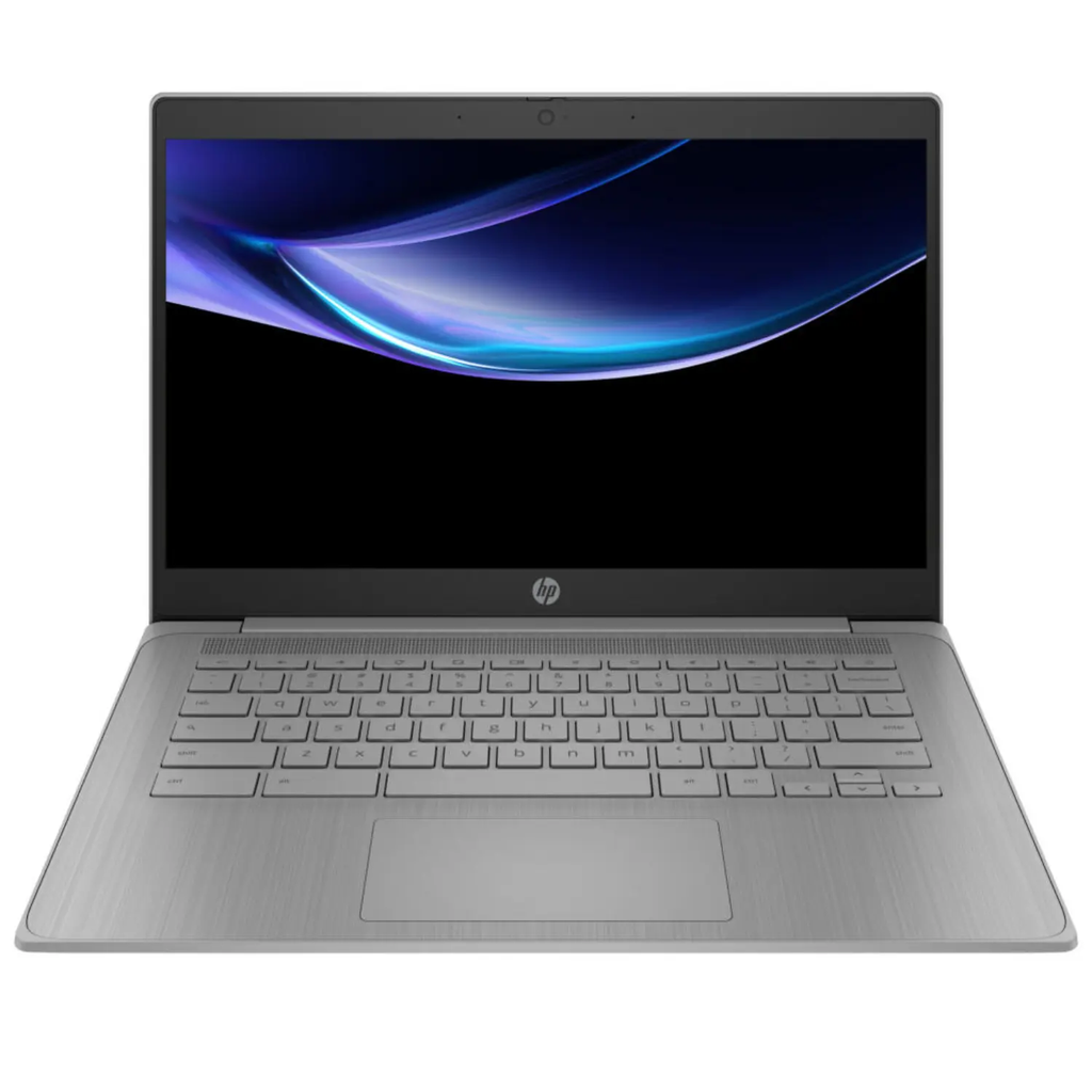 HP Chromebook 14A-NE1013 | Intel Celeron N4500 | 4GB RAM | 64GB eMMC | Pantalla 14″ HD | ChromeOS | Mineral Silver - NUEVA