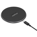 Energizer MAX 15W – Base de Carga Inalámbrica Qi, Carga Rápida, Antideslizante, Compatible con iPhone y Android, Color Negro