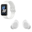 Kit Samsung Galaxy | Watch Fit3 Silver + Buds Core White | Pantalla 1.6" AMOLED | Audio Premium AKG | Bundle Bienestar y Estilo | Nuevo