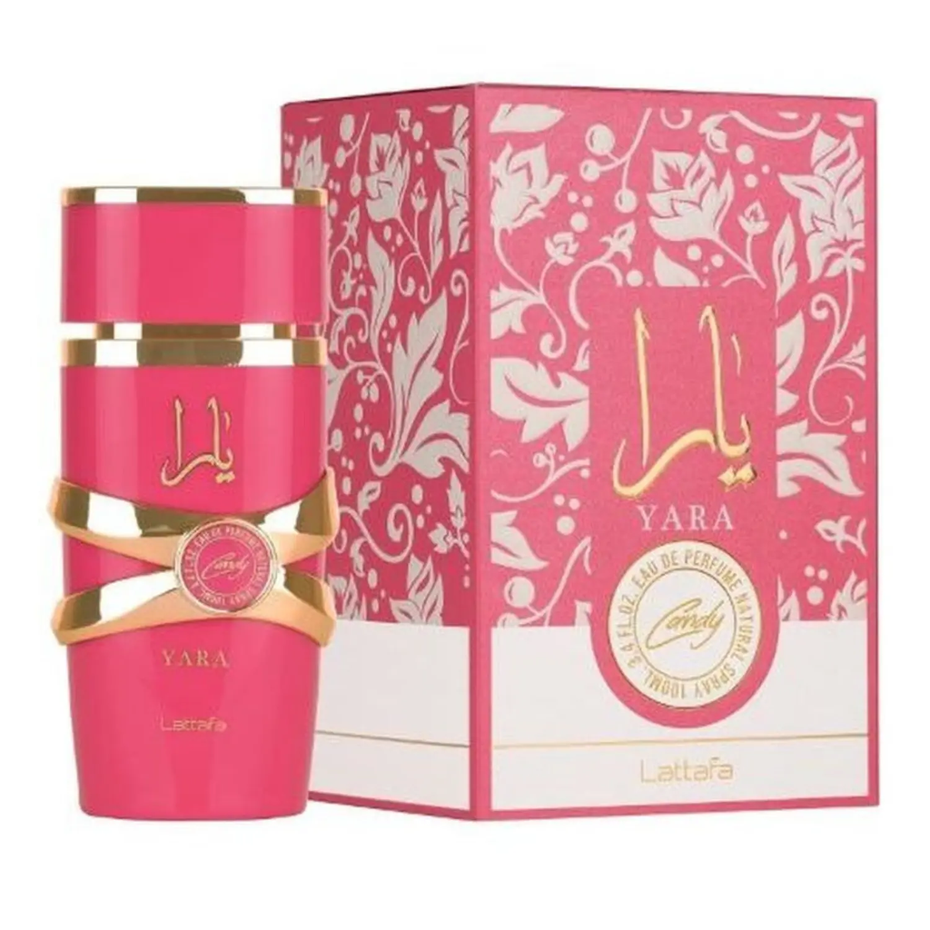 Lattafa Yara Candy Eau de Parfum | 100ml Spray | Notas de Caramelo y Frutos Rojos | Nuevo Lanzamiento