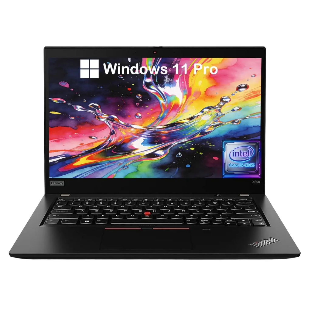 Lenovo ThinkPad X390 13.3" FHD - Intel Core i5-8365U, 8GB RAM, 256GB SSD, Win 11 Pro - Black (Grado A)