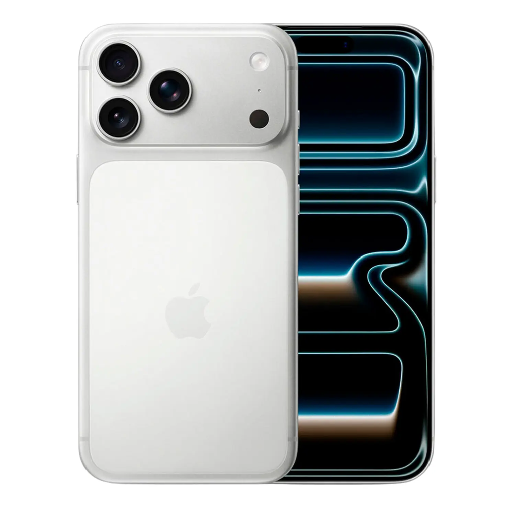 Apple iPhone 17 Pro Max - 256GB, Silver (Plata), Chip A19 Pro, Pantalla 6.9" ProMotion