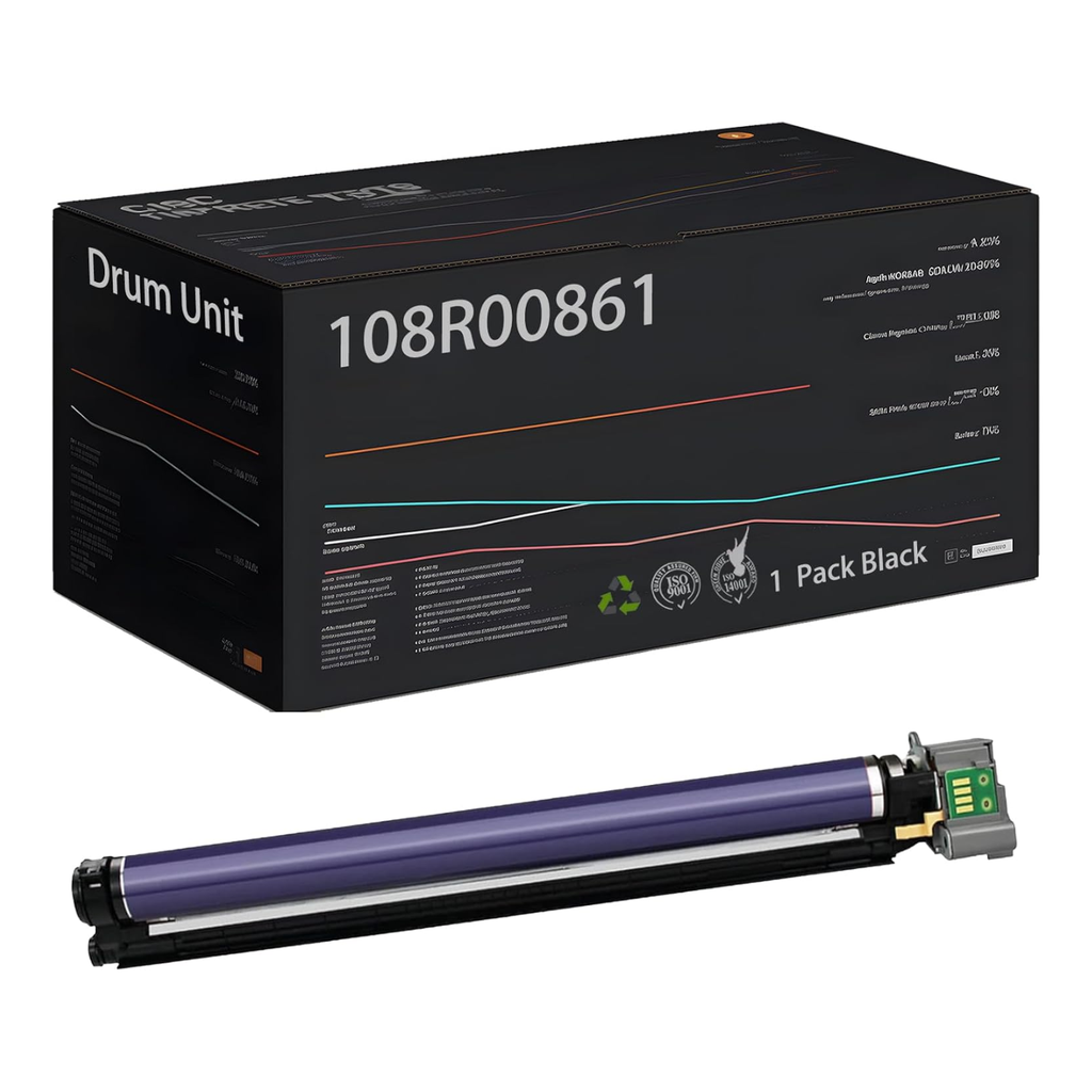 108R00861 Unidad de imagen compatible con impresoras Xerox Phaser 7500 7500N 7500DN 7500DT 7500DX - Alto rendimiento 80000 páginas (1 paquete negro)
