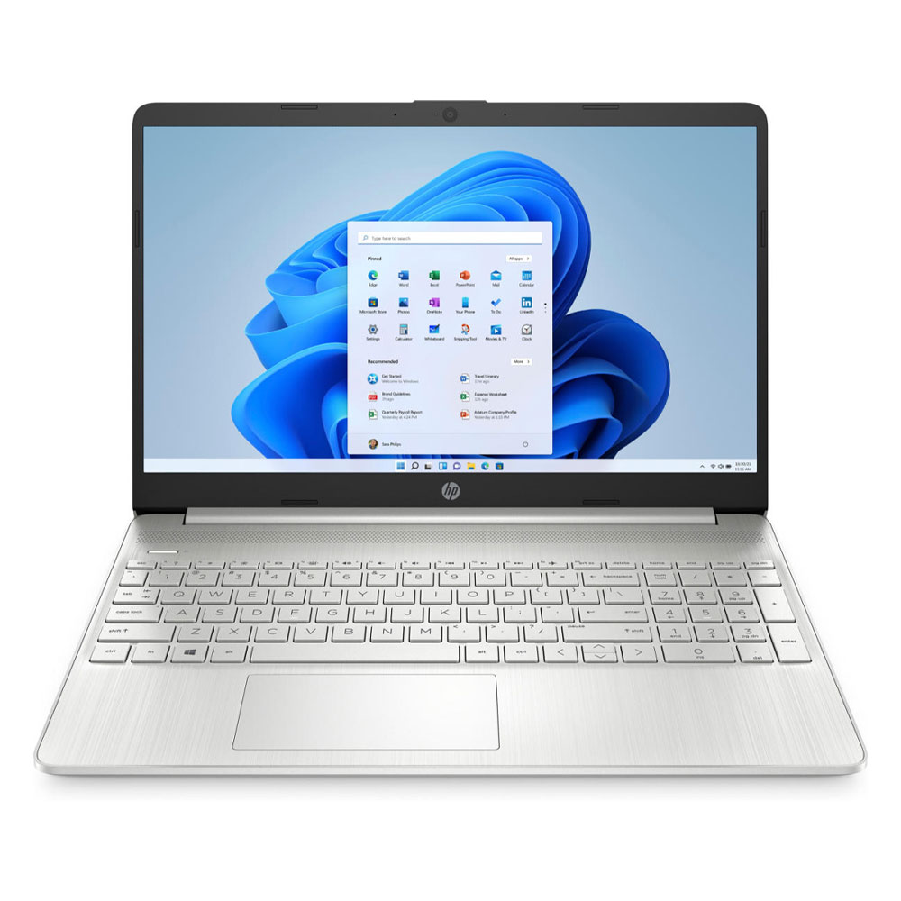 Laptop HP 15.6" AMD Ryzen 8GB 256GB W11 Home 64-bit Inglés Plata