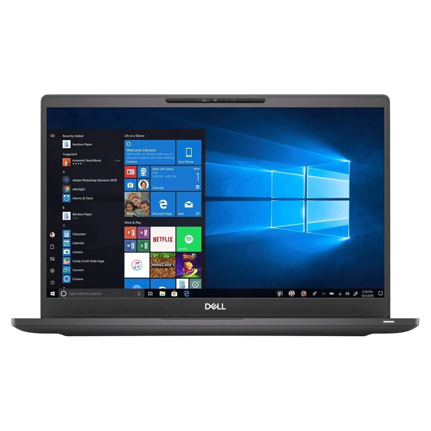 Dell Latitude 7300 13.3" FHD - Intel Core i7-8665U, 8GB RAM, 256GB SSD, Huella Digital, Win 11 Pro - Black (Grado A) Español/Ingles