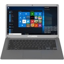 Laptop Hyundai HyBook | 14.1” | Celeron | 4GB RAM | 64GB HDD Expandible 2.5” SATA HDD Slot | Windows 10 Home | Color Gris