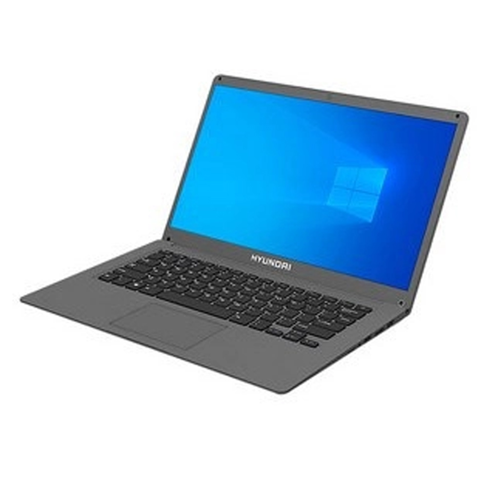 Laptop Hyundai Hybook | 14.1" HD | Intel Celeron N3350 1.10GHz | 4GB RAM | 64GB HD | Windows 10 Home 64-bit Español | Color Gris | Reacondicionado Grado B