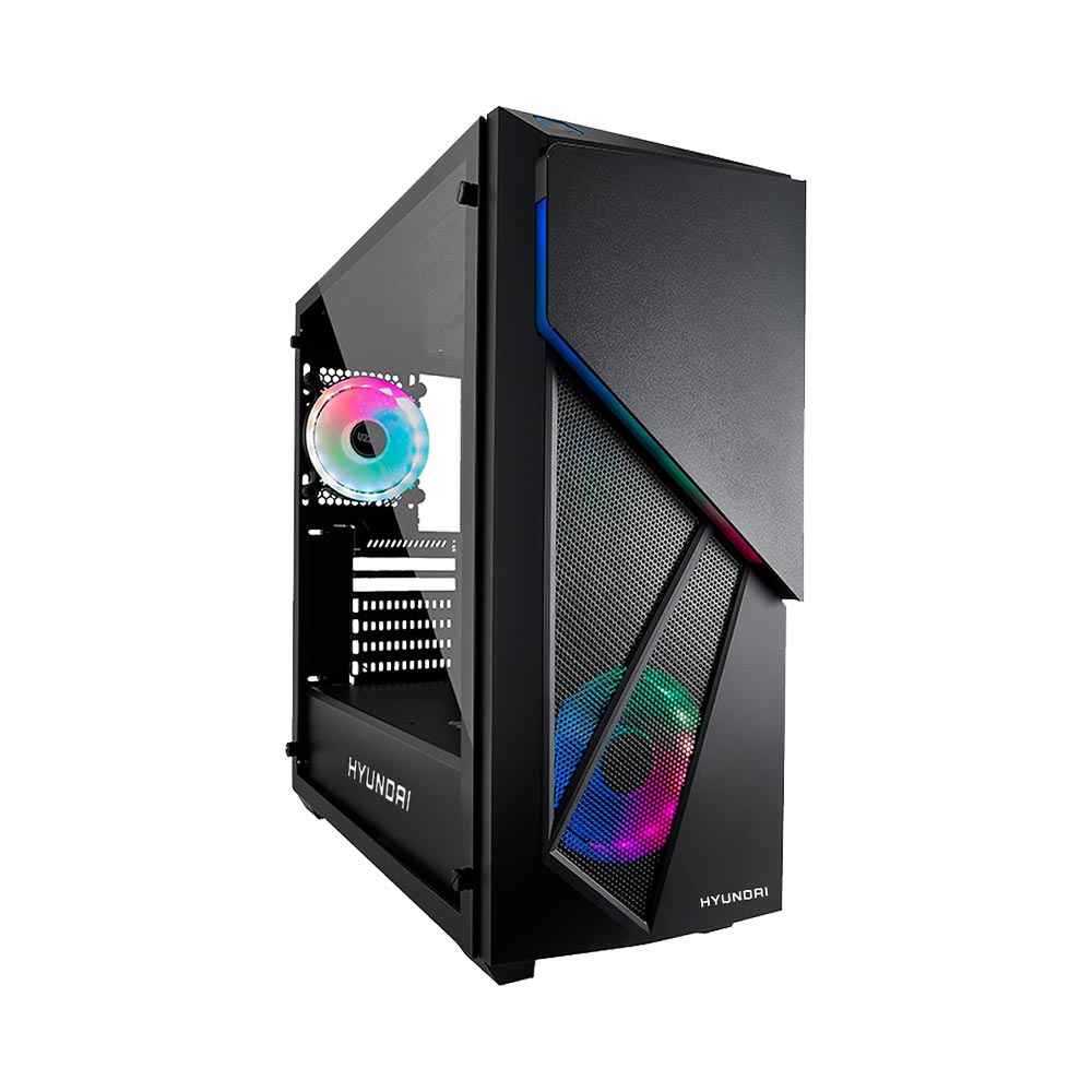Computadora De Escritorio Gaming Ryzen 5-5600X |16GB DDR4 | 3200MHz | RGB | SSD 500GB | NVMe | HDD 2TB RTX 3060 | Windows 10 EVALUACION | Color Negro