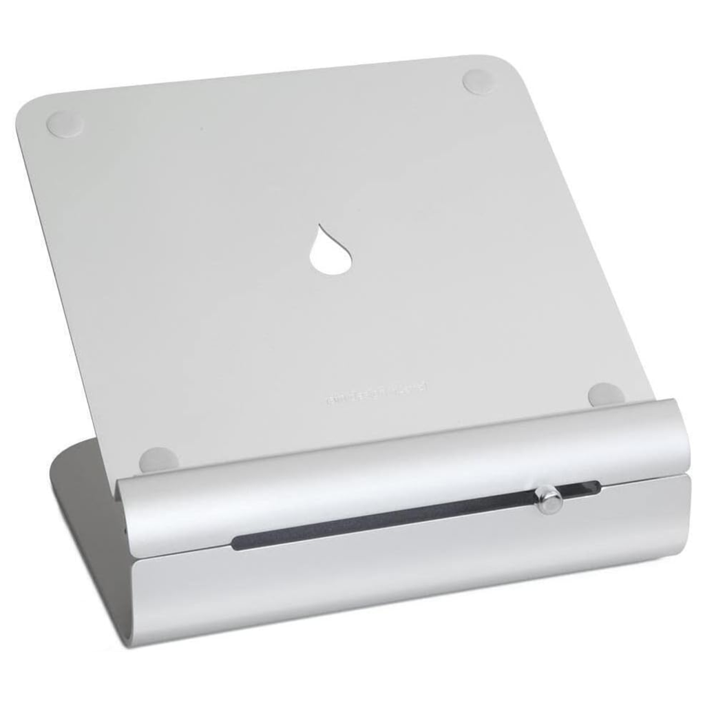Rain Design iLevel2 12031 – Soporte Ajustable para Laptop, Aluminio Anodizado, Altura 5.4–7.9″, Conforme TAA, Ergonomía Profesional