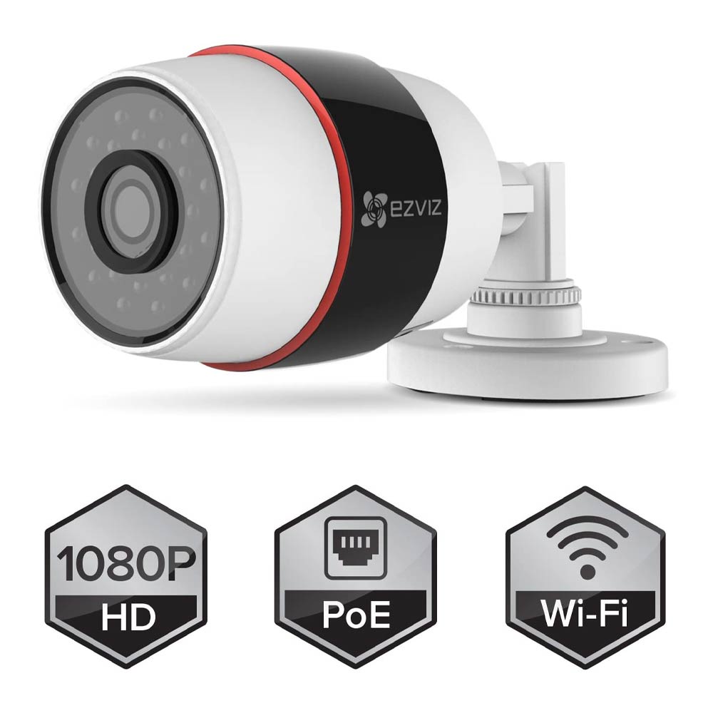 EZVIZ Husky HD 1080p Outdoor Wi-Fi Video Security Camera, Works with IFTTT