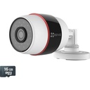 Cámara de Seguridad Exterior EZVIZ Husky 1080 p – Wi‑Fi/PoE, Visión Nocturna 30 m, microSD 16 GB, Compatible Alexa e IFTTT