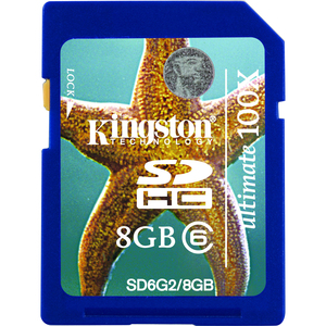 SDHC Kingston Ultimate SD6G2/8GB - 8 GB - Clase 6