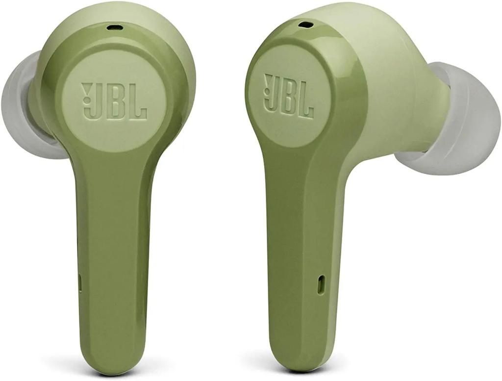 JBL Tune 215TWS Audífonos Inalámbricos Bluetooth, Drivers de 6 mm, Reproducción 25 Horas, Dual Connect - Verde
